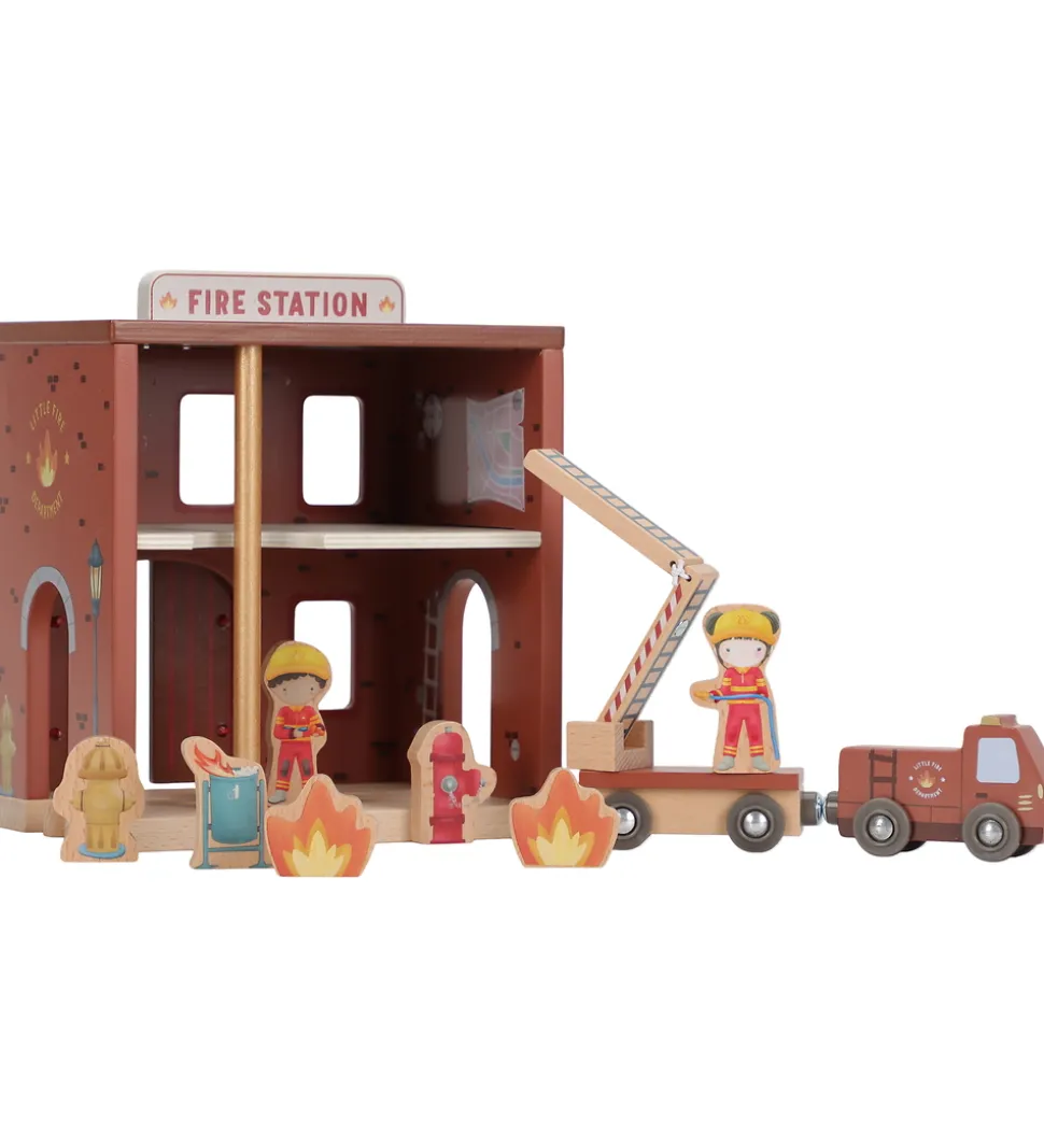 Little Dutch Brandstation - Træ