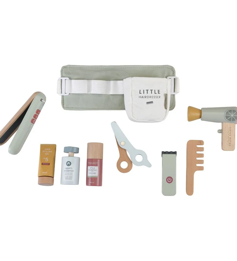 Little Dutch Frisørsæt - 9 Dele - Træ