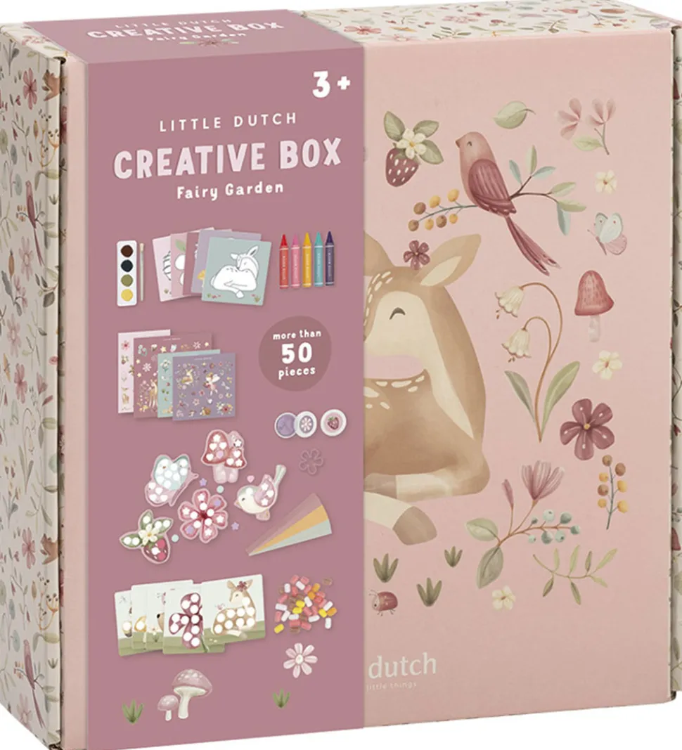 Little Dutch Kreativitetsæske - 50+ Dele - Fairy Garden