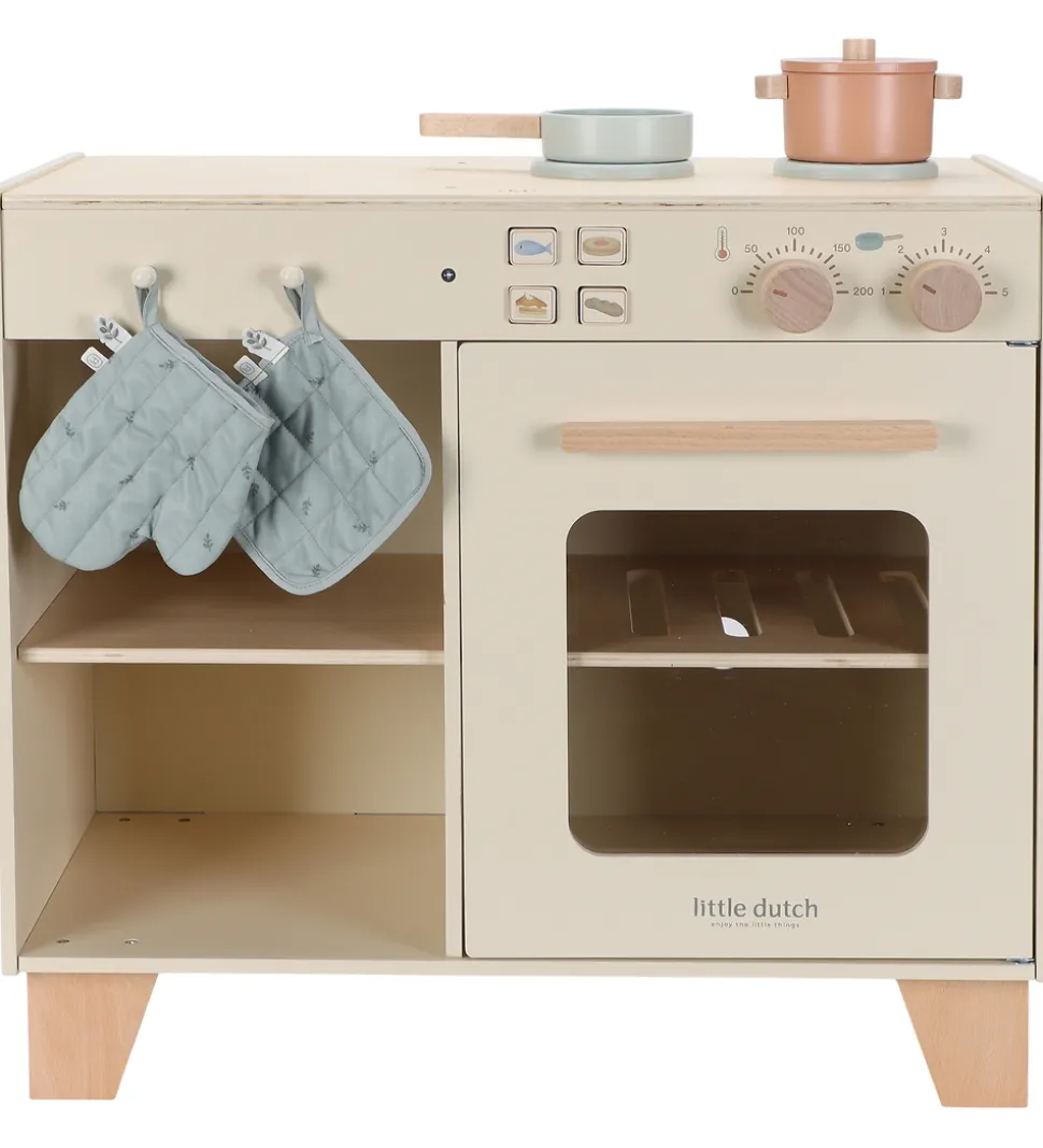 Little Dutch Legekøkken - Træ - Hvid