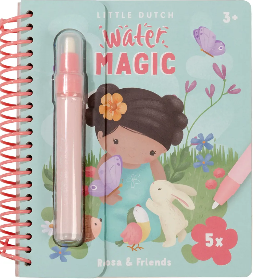 Little Dutch Magisk Vandmalebog - Rosa & Friends