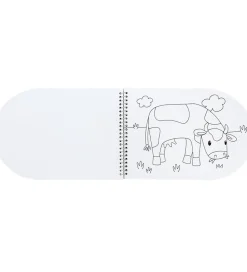 Little Dutch Malebog m. Vandfarver/Pensel - Little Farm