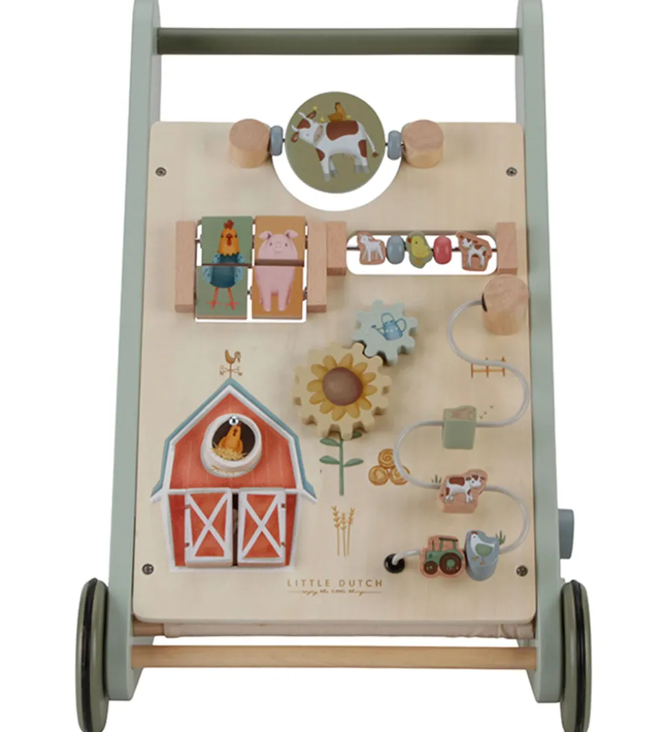Little Dutch Multiaktivitets Gåvogn - Little Farm