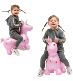 Ludi Hoppedyr - Enhjørning - Rosa