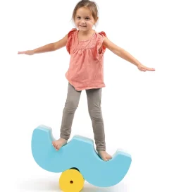 Ludi Motorikklodser - Skum - Blå/Gul