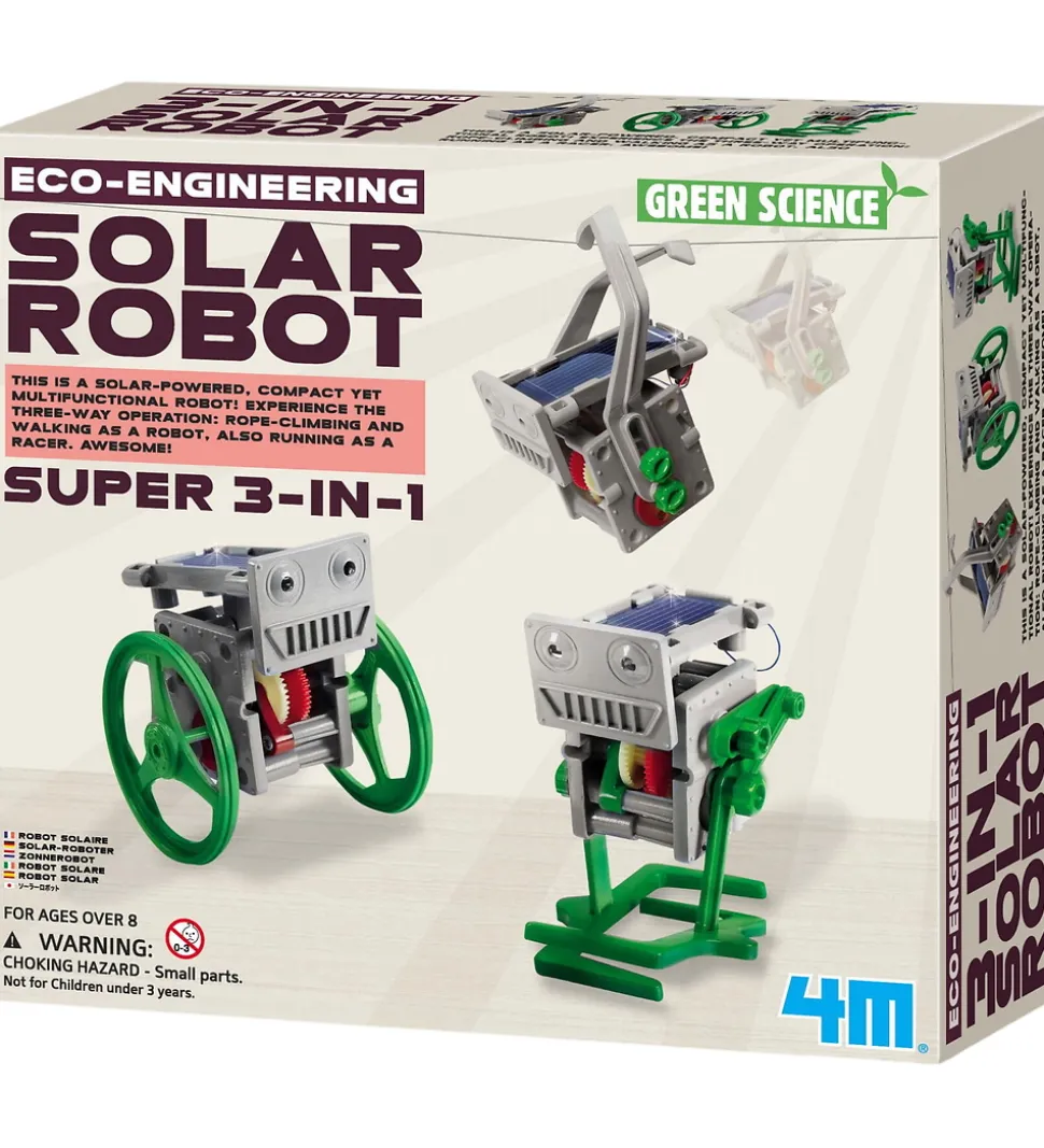 4M Robot - Green Science - 3-in-1 Mini Solar Robot