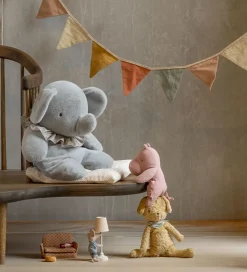Maileg Bamse - Plyselefant- Stor - Blå/Grå