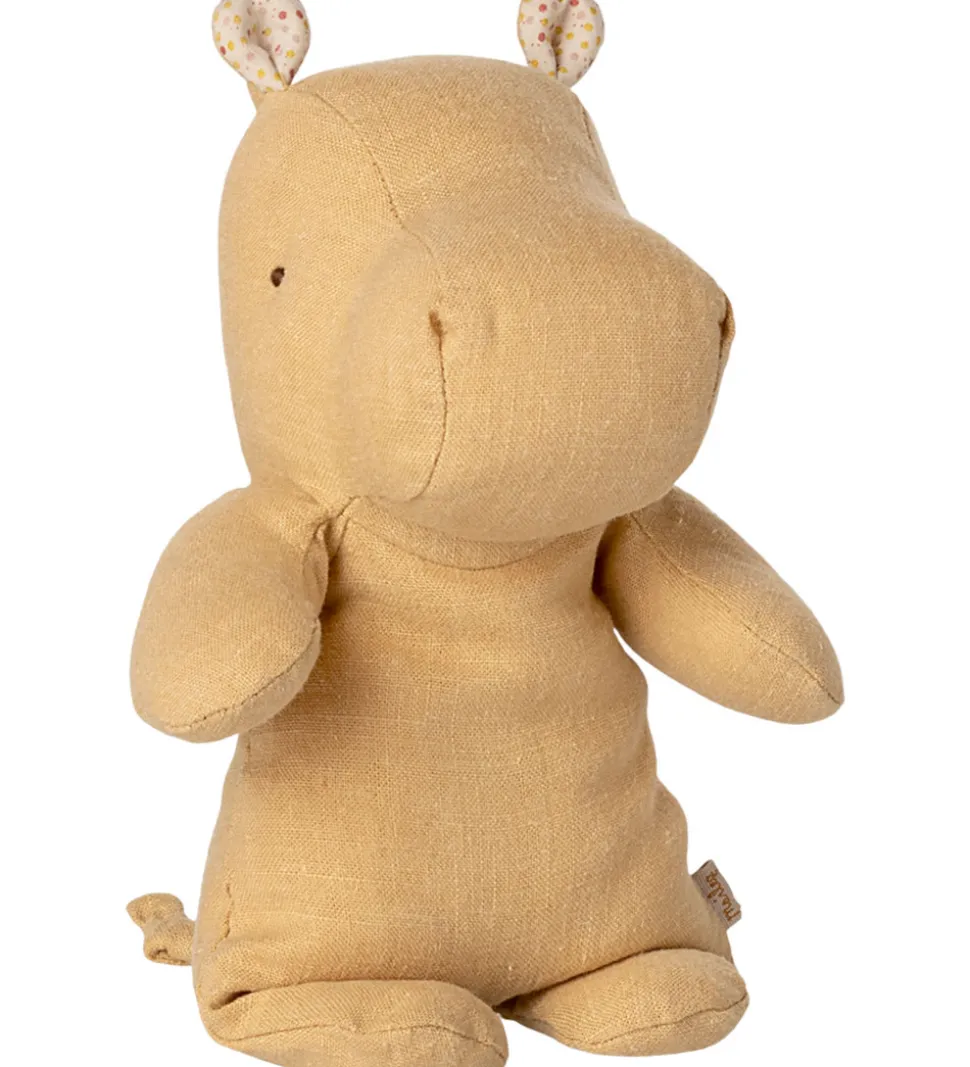 Maileg Bamse - Safari Friends - Flodhest - Lille - Råhvid