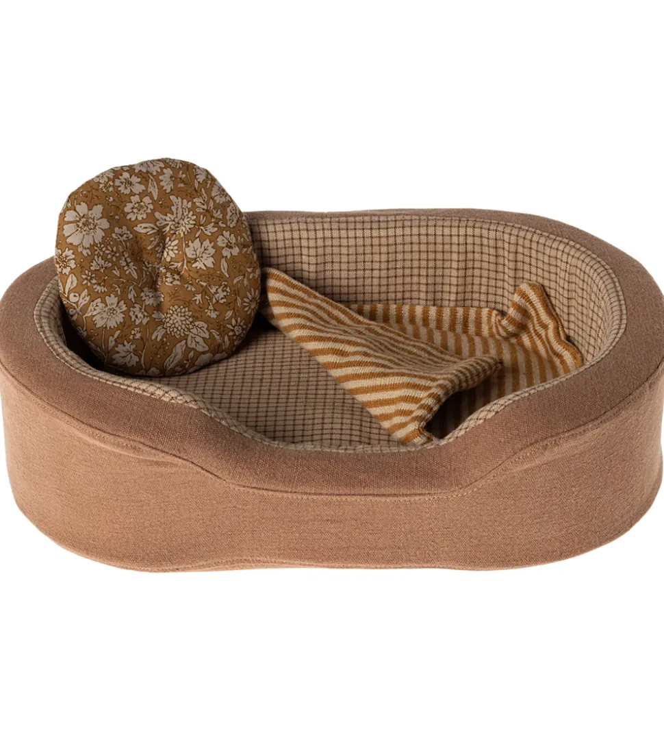 Maileg Dukketilbehør - Cosy Basket - 20x29 cm - Brun
