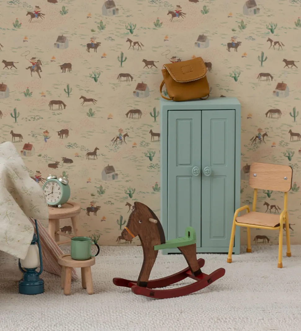 Maileg Gyngehest - Mus - Mørk Brun