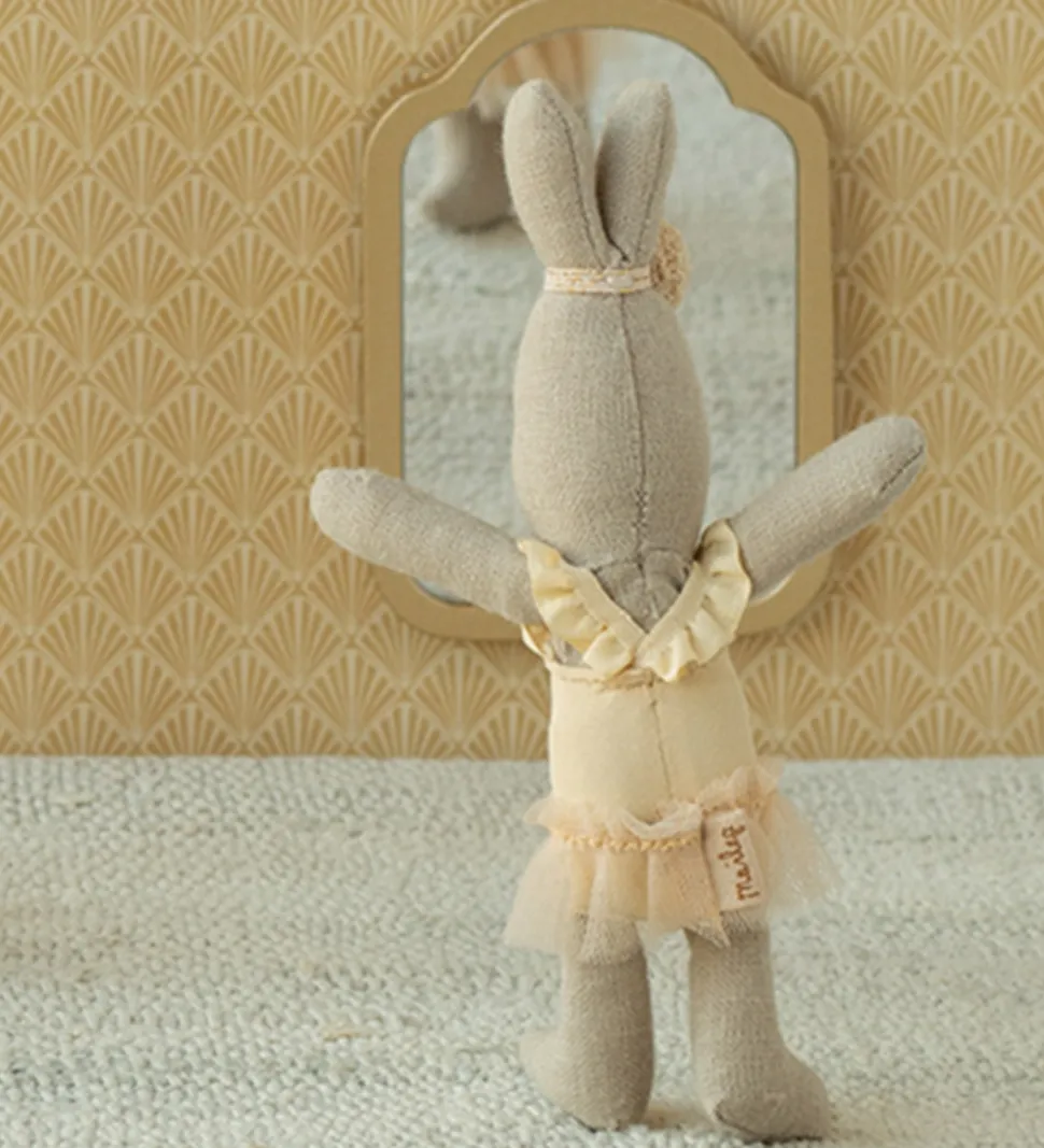 Maileg Hare - Balletdragt Og Tylskørt - Str. 1 - Creme