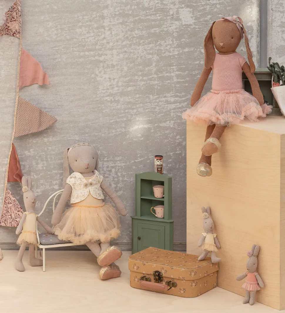 Maileg Kanin - Balletdragt Og Tylskørt - Str. 3 - Creme