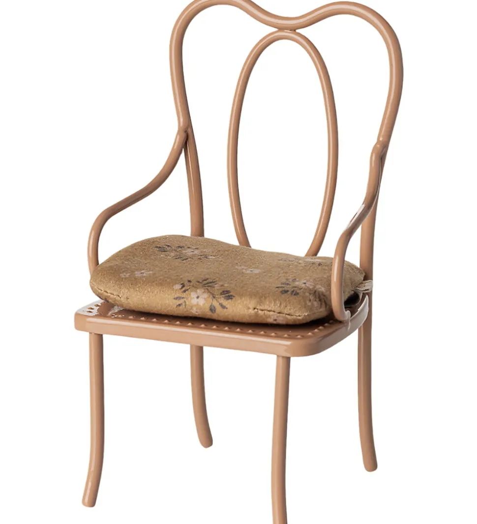Maileg Miniature Vintage Stol - Mini - Rosa