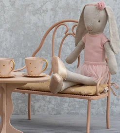 Maileg Miniature Vintage Bænk - Mini - Rosa