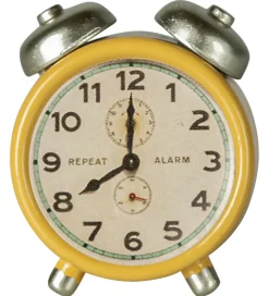 Maileg Miniature Vækkeur - Mus - Gul