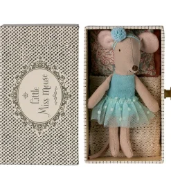 Maileg Mus - Lillesøster - Dansemus i Seng