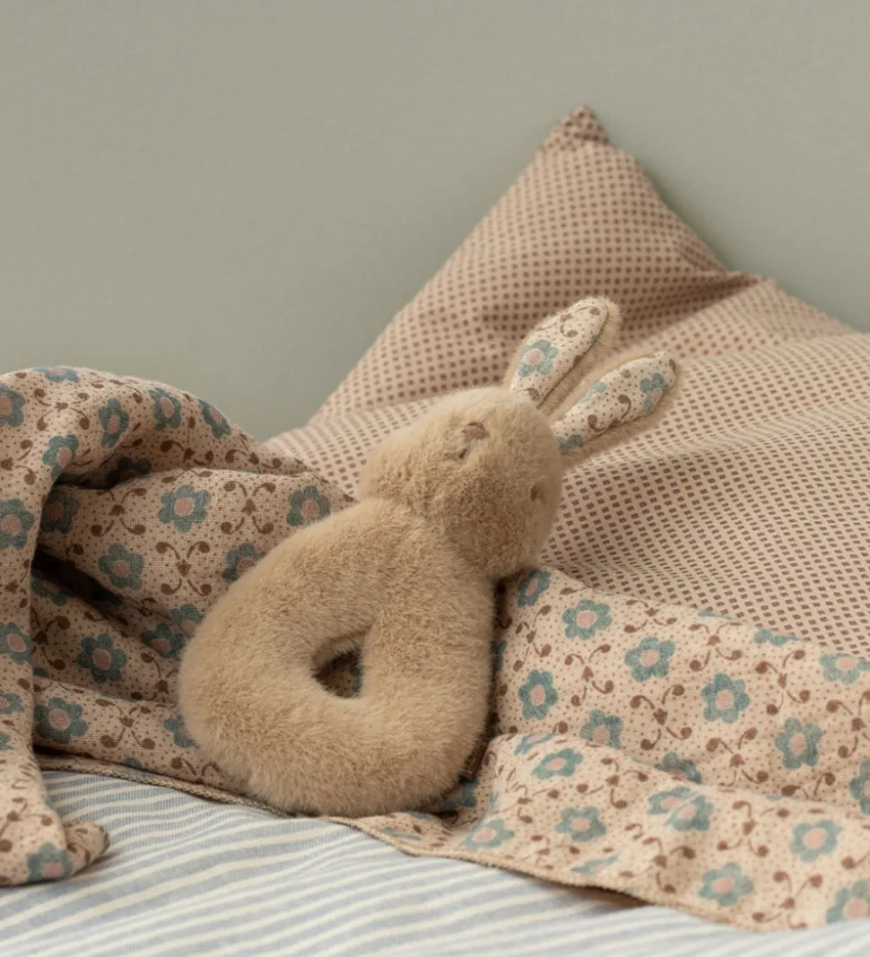 Maileg Ranglesæt - Harerangle/Stofble- Cream Peach