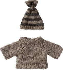 Maileg Sweater/Hat - Strik - Mus - Storebror