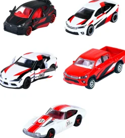 Majorette Biler - 5-pak - Toyota Racing