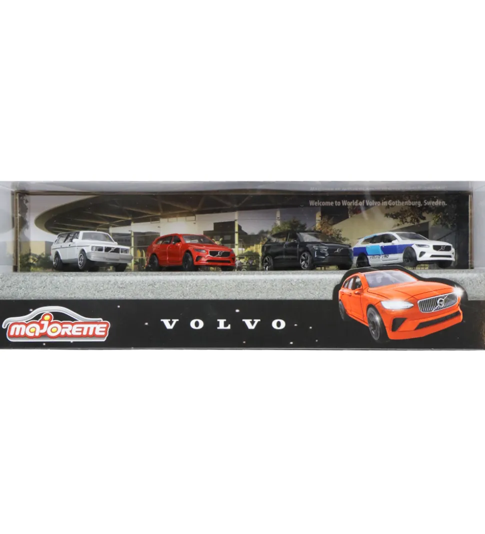 Majorette Biler - 4-pak - Volvo