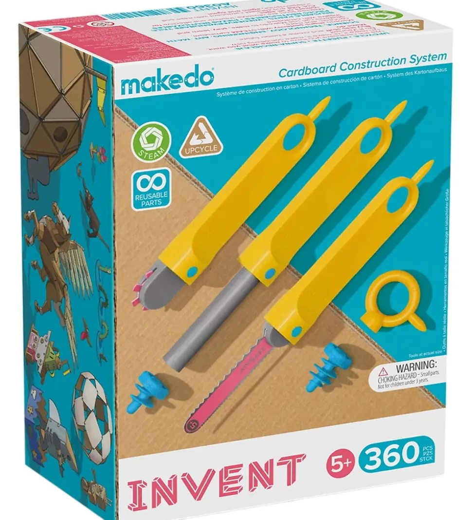 MakeDo Værktøj til Pap - Invent - 360 Dele