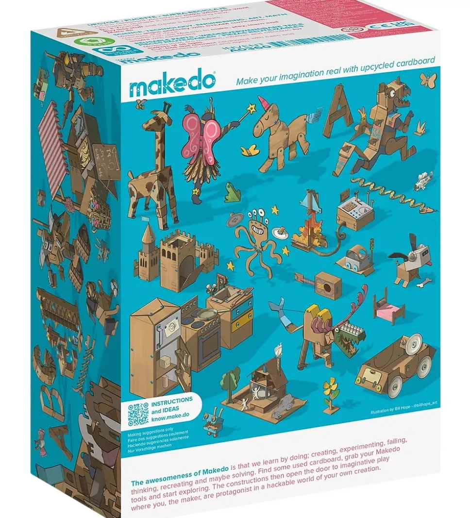 MakeDo Værktøj til Pap - Invent - 360 Dele