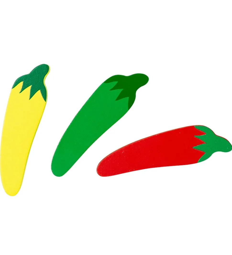 MaMaMeMo Legemad - Træ - 3 stk. - Chili