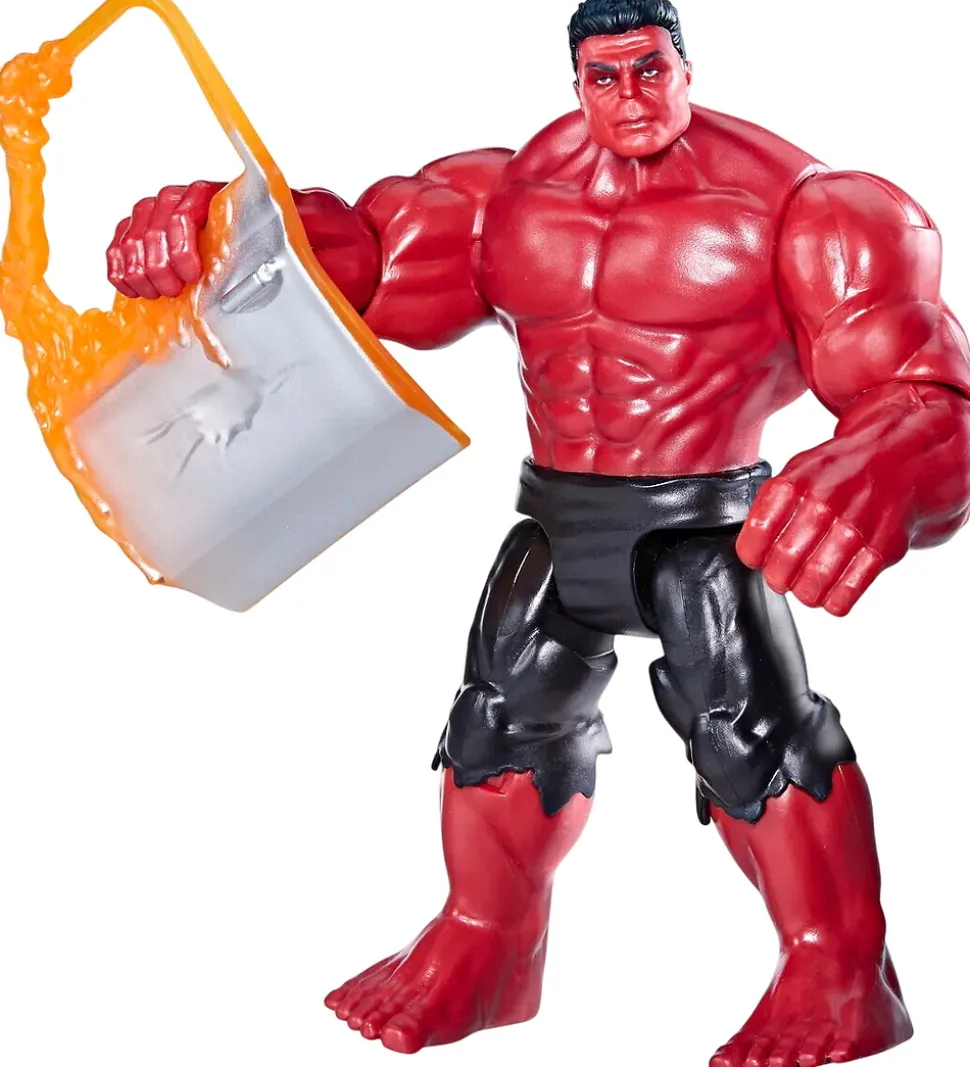 Marvel Avengers Actionfigur - Rød Hulk - 10cm