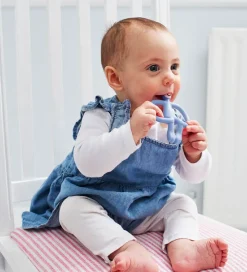 Matchstick Monkey Bidering - Monkey Teething - Light Blue