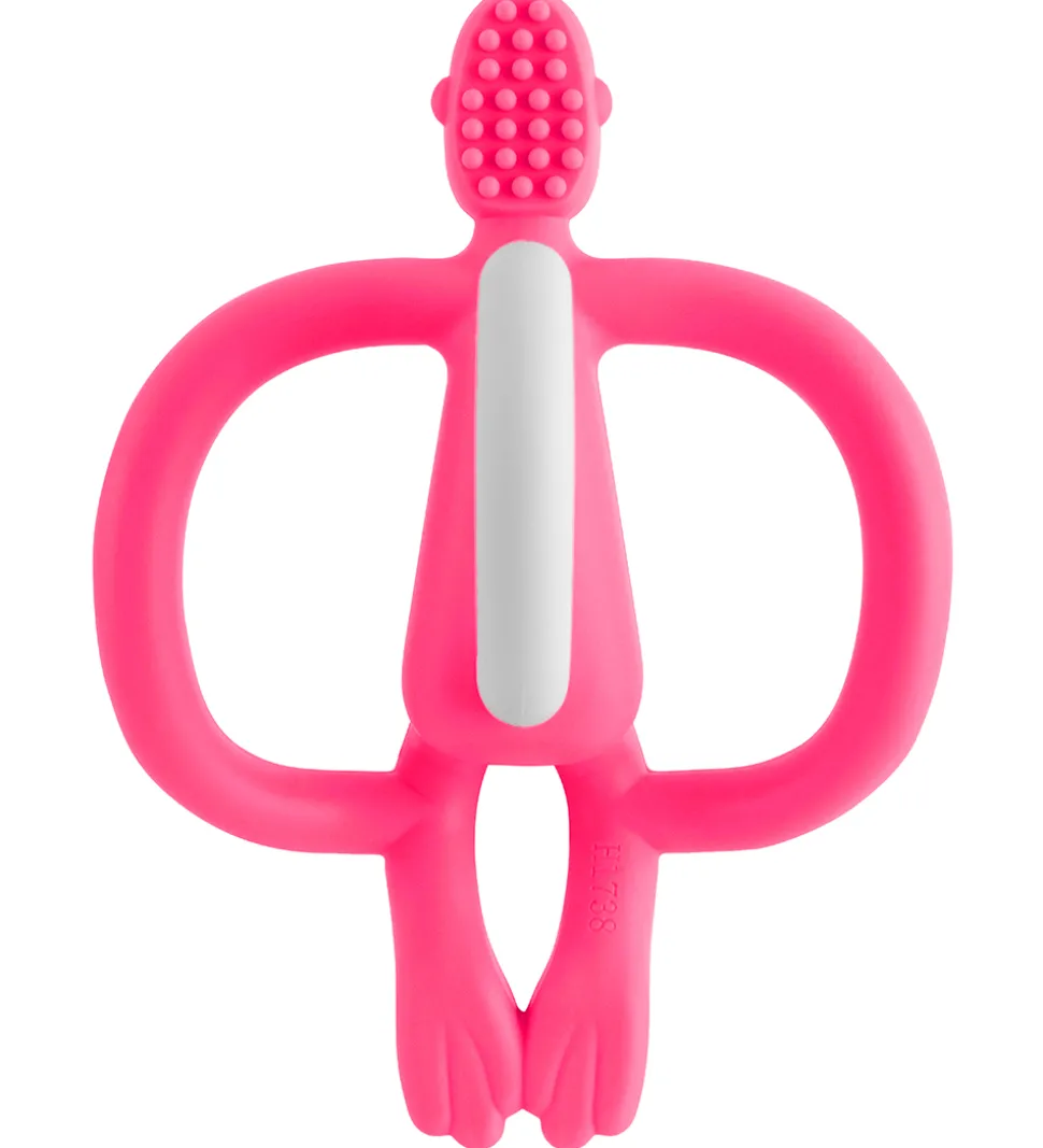 Matchstick Monkey Bidering - Monkey Teething - Pink
