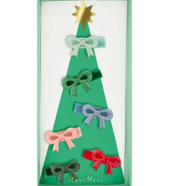 Meri Meri Hårspænder - 6-pak - Emalje - 4 cm - Sløjfer