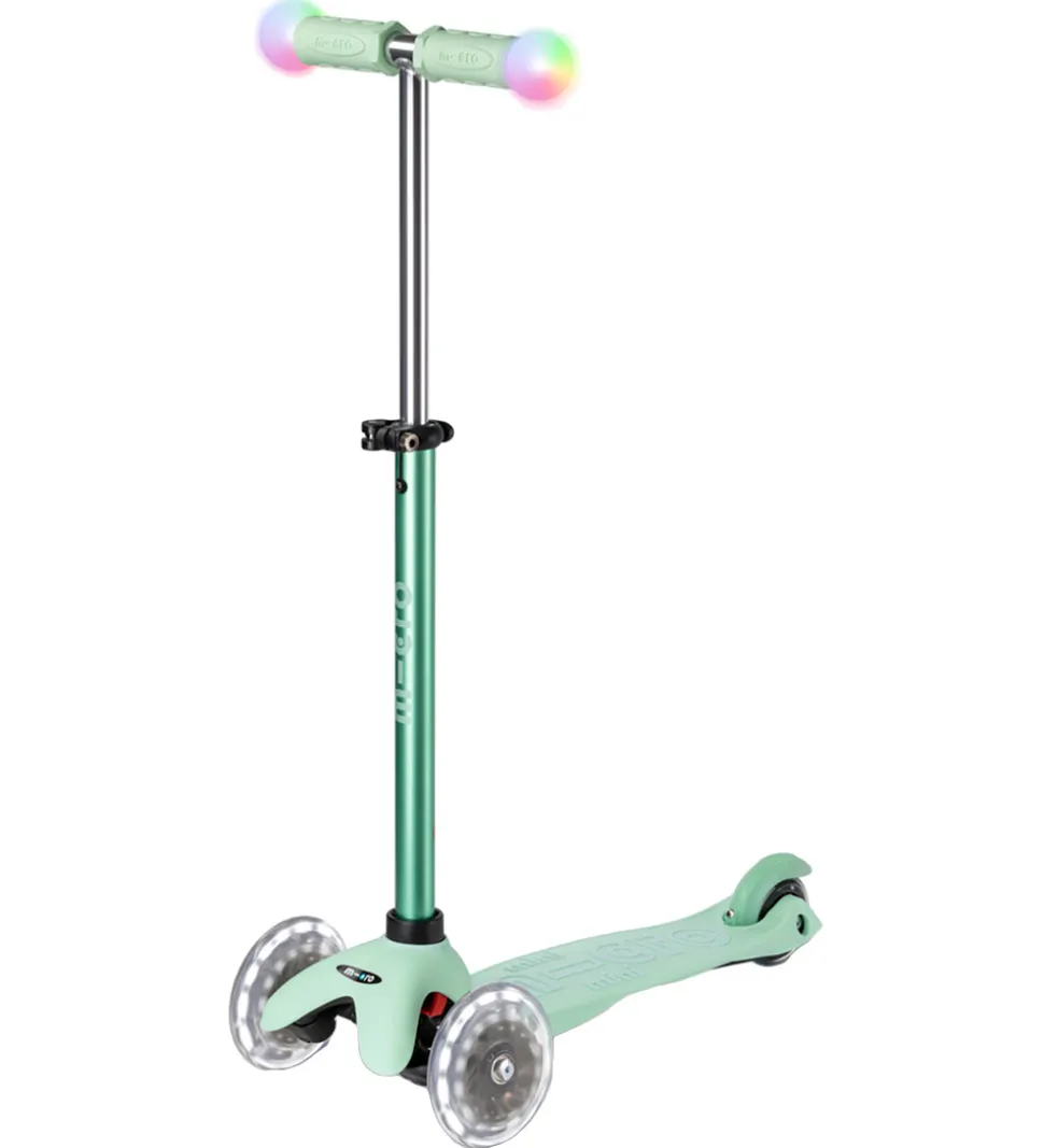 Micro Løbehjul - Mini2grow Deluxe Magic LED - Mint