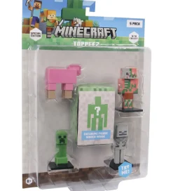 Minecraft Legetøjsfigurer - 3D Special Edition - 5-pak