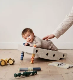 MODU Baby Motoriksæt - 10 Dele - 50x40x10 cm - Sand Grey/Honey Y