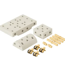 MODU Curiosity Sæt - 14 Dele - 50x30x20 cm - Sand Grey/Honey Yel