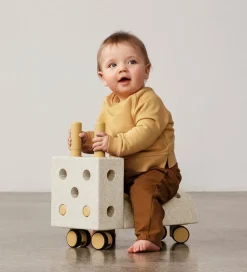 MODU Gåvogn - Tiny Ride - 10 Dele - 40x20x36 cm - Sand Grey/Hone