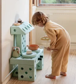 MODU Klods Firkant - 20x20x10 cm - Ocean Mint