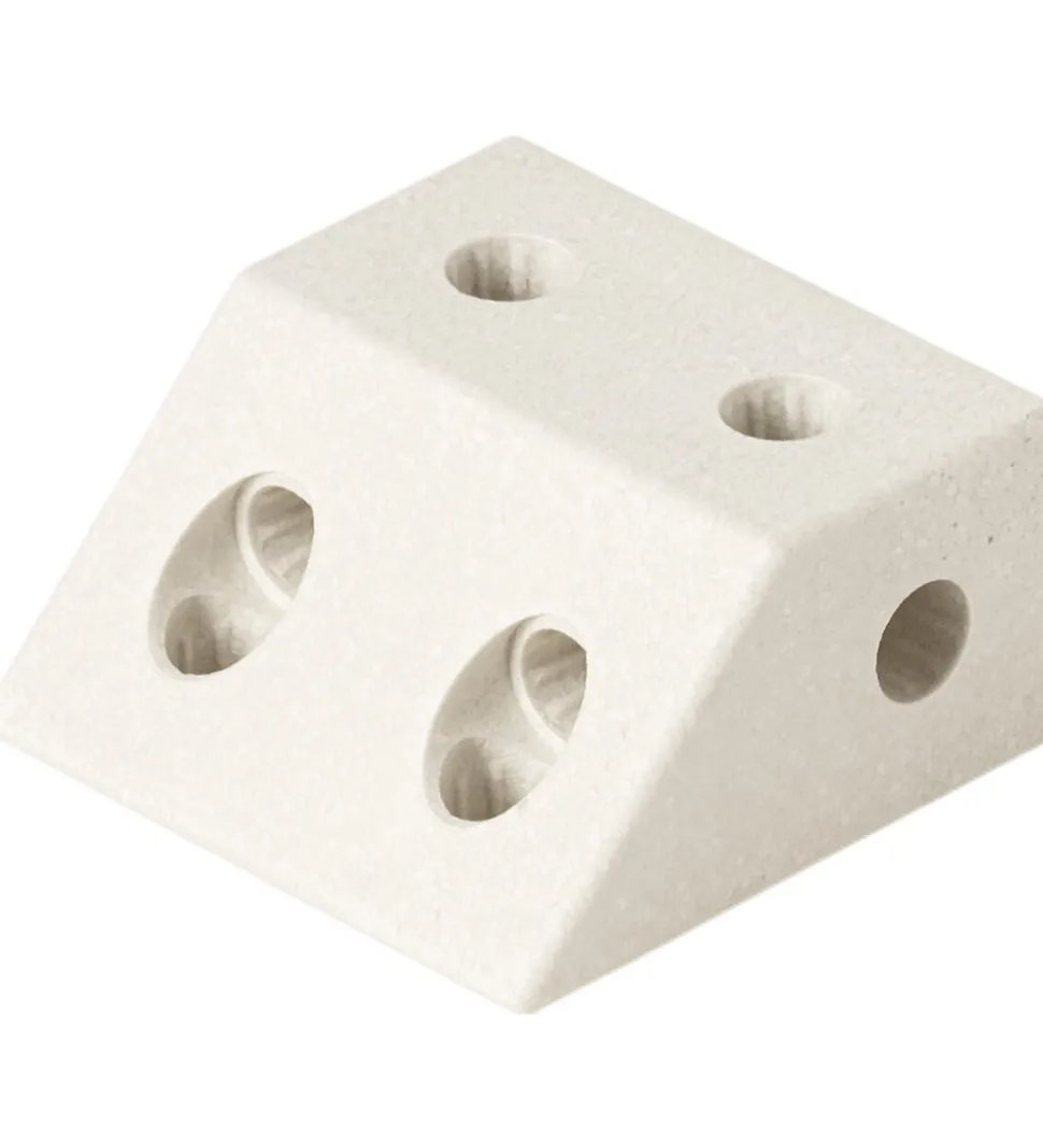 MODU Klods Vinkel - 20x20x10 cm - Sand Grey