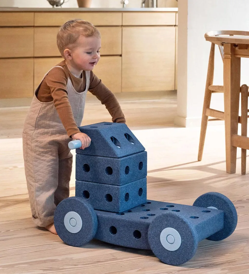 MODU 4x Foam Wheels - 4-pak - Deep Blue/Sky Blue