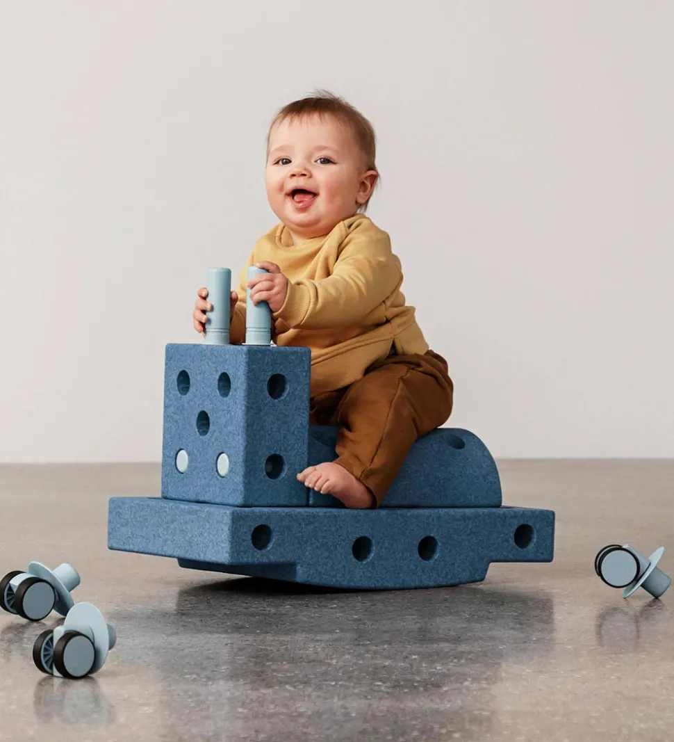 MODU 4x Swirly Wheels - 4-pak - Sky Blue