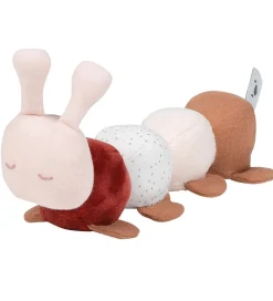 Nattou Aktivitetslegetøj - Larve - 25 cm - Rust