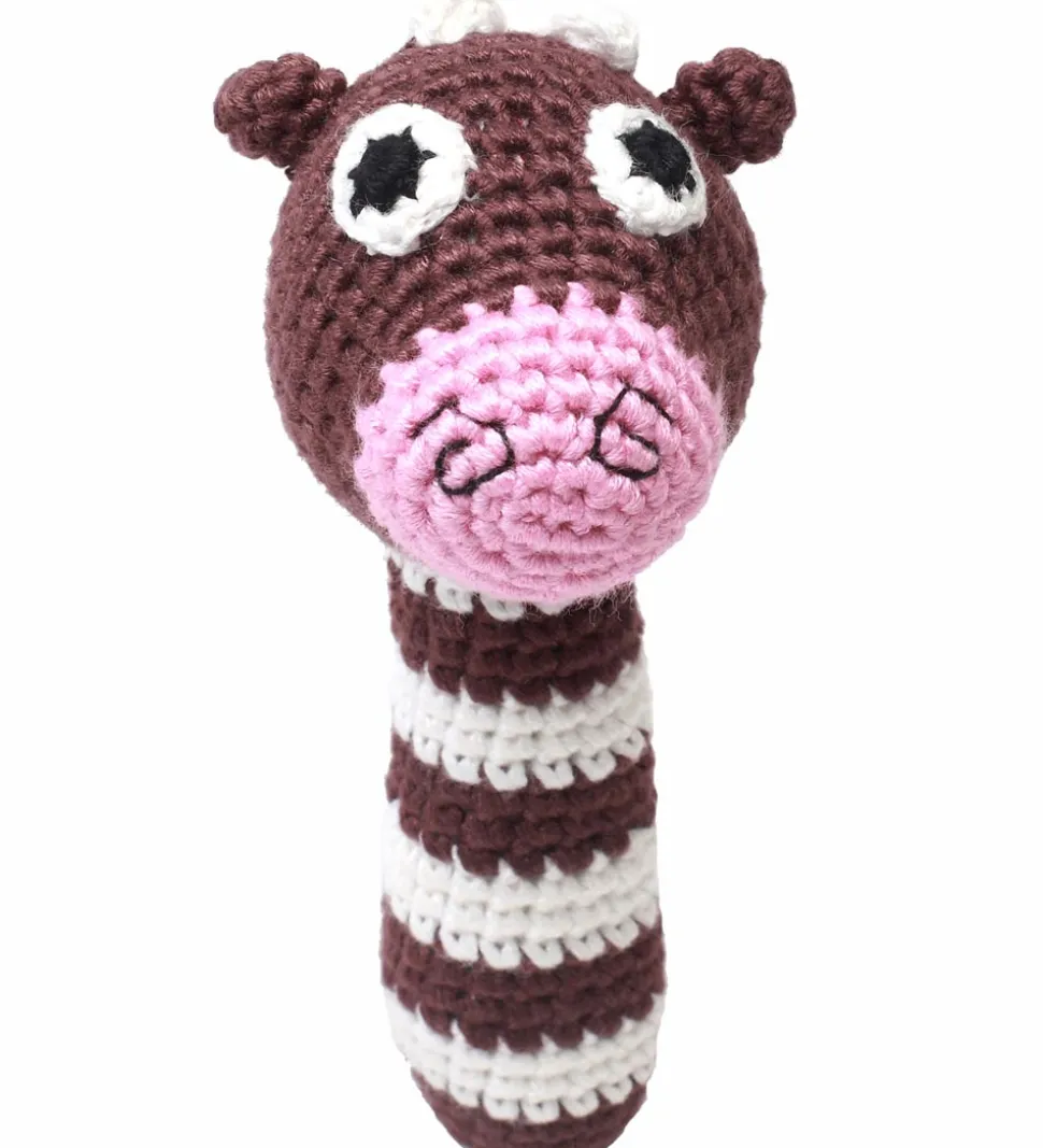 NatureZoo Rangle - Frk. Ko - Brun/Hvid/Pink