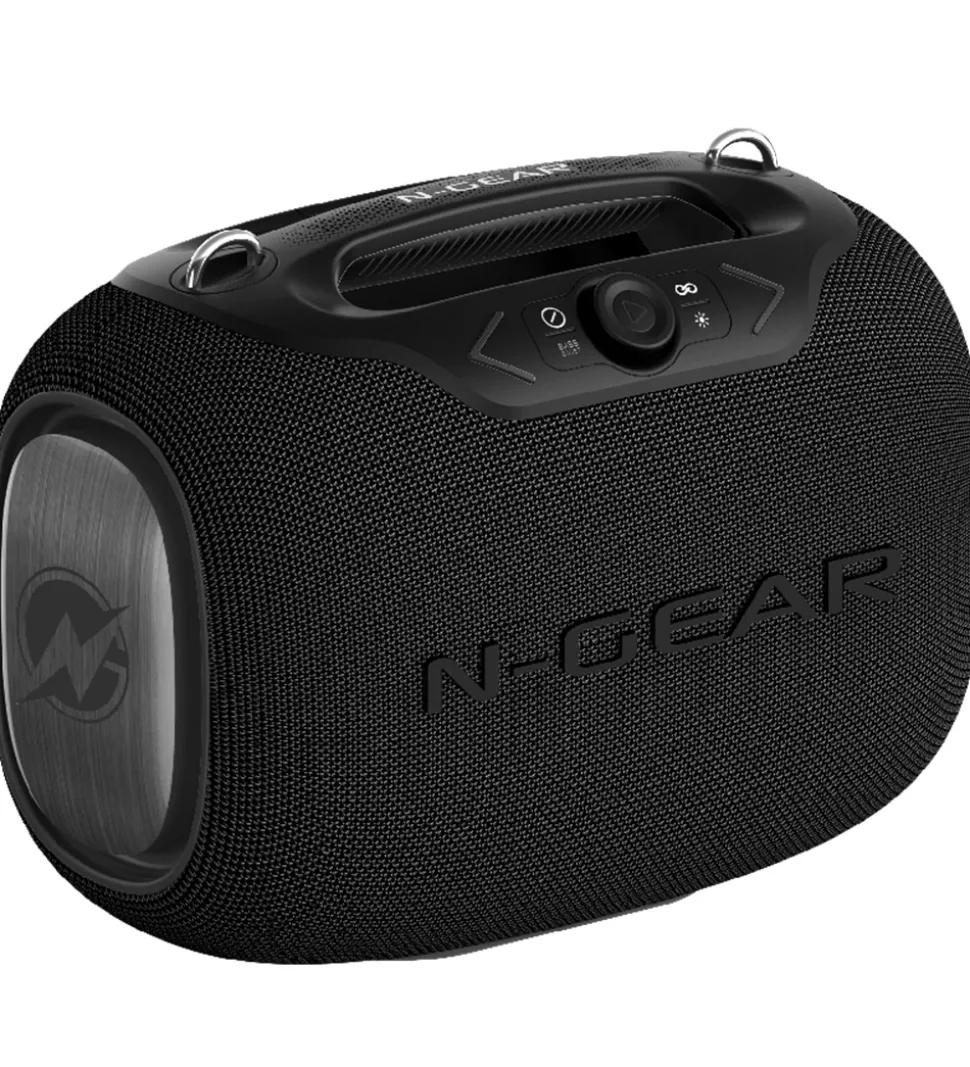 N-GEAR Højtaler med 2 Mikrofoner - Wireless - NRG600 - Sort
