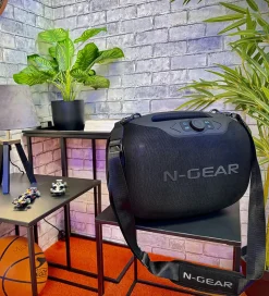 N-GEAR Højtaler med 2 Mikrofoner - Wireless - NRG600 - Sort