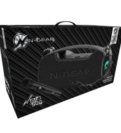 N-GEAR Højtaler med Mikrofon - Wireless - NRG500 - Sort