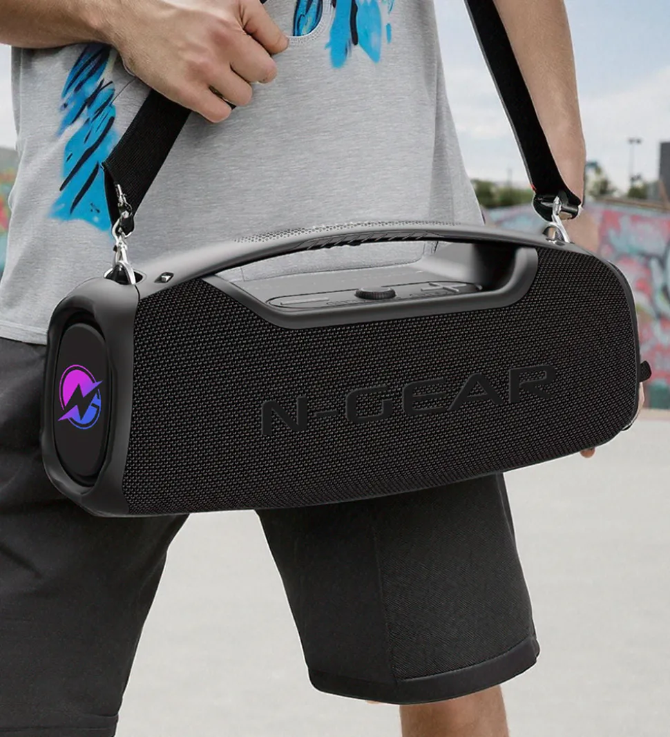 N-GEAR Højtaler med Mikrofon - Wireless - NRG500 - Sort