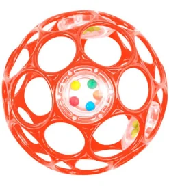 Oball Rangle - 9 cm - Rosarød