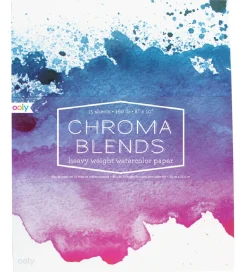 Ooly Akvarelpapir - 20x25,4 cm - 15 Sider