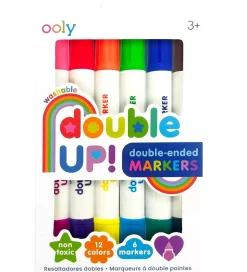 Ooly Dobbeltsidede Tuscher - Double Up! - 6 stk