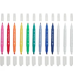 Ooly Dobbeltsidede Tuscher - 9 stk. - Stamp-A-Doodle